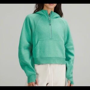 lululemon scuba half zip hood
